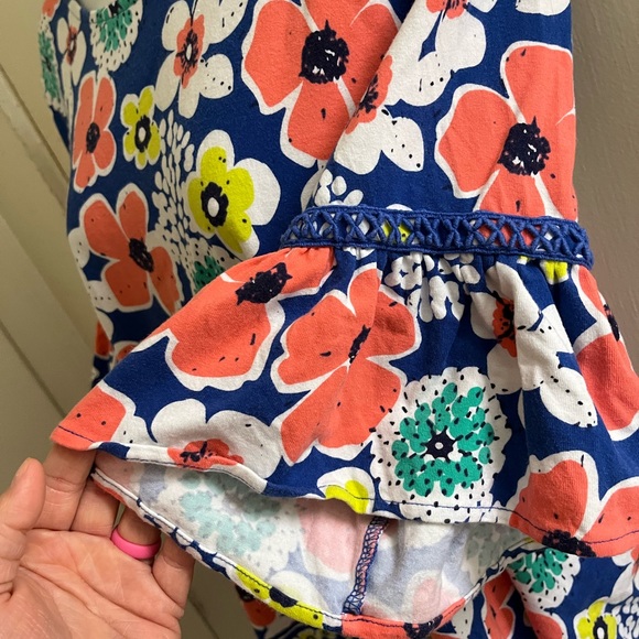 Crown & Ivy floral ruffle sleeve lace blouse top 1X - Picture 2 of 5